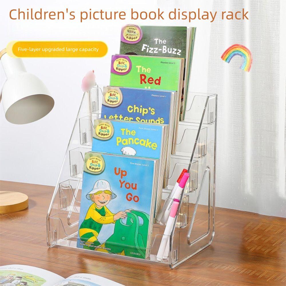 5 Tier Greeting Card Storage Rack Detachable Doll Figures Model Shelf  Birthday Card Display