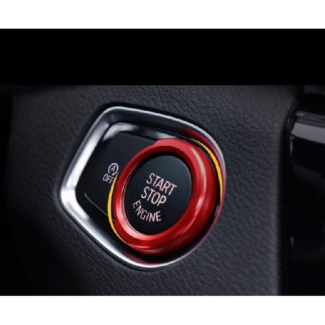 Car Styling Start Button Decorative Frame Interior Covers & Ring Stickers Trim Auto Accessories For BMW 1 2 3 4 series