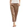 Trousers Mid Waist Universal Cotton Women Clothing Pencil Pants for Summer