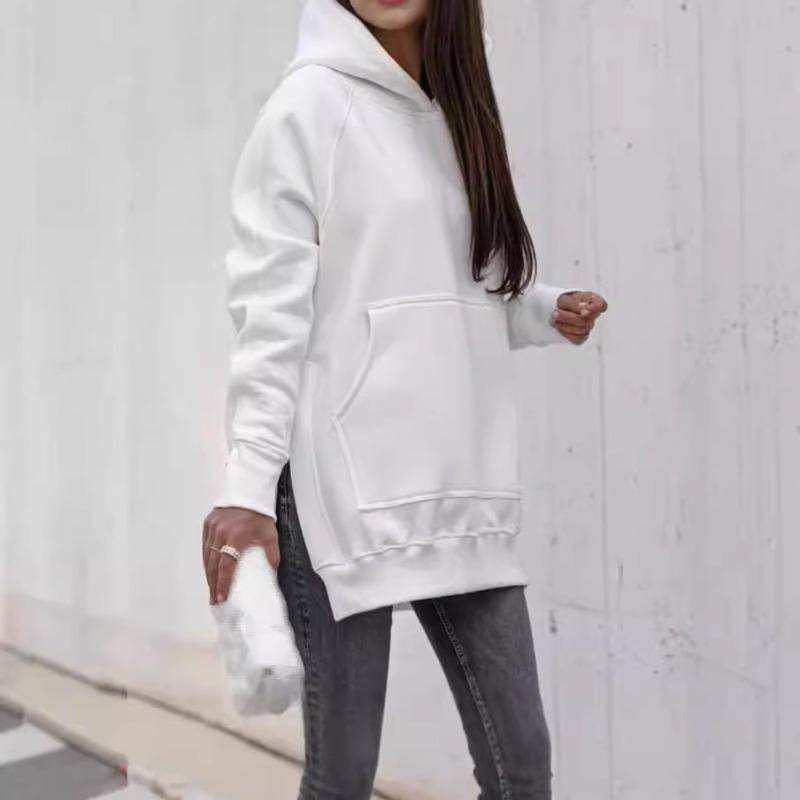 Новая женская бархатная куртка с капюшоном и прошитыми карманами — фото 6