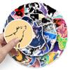 50 Photos of Wolf Doodle Personality Ferocious Animal Trend DIY Skateboard Water Cup Suitcase Stickers Waterproof