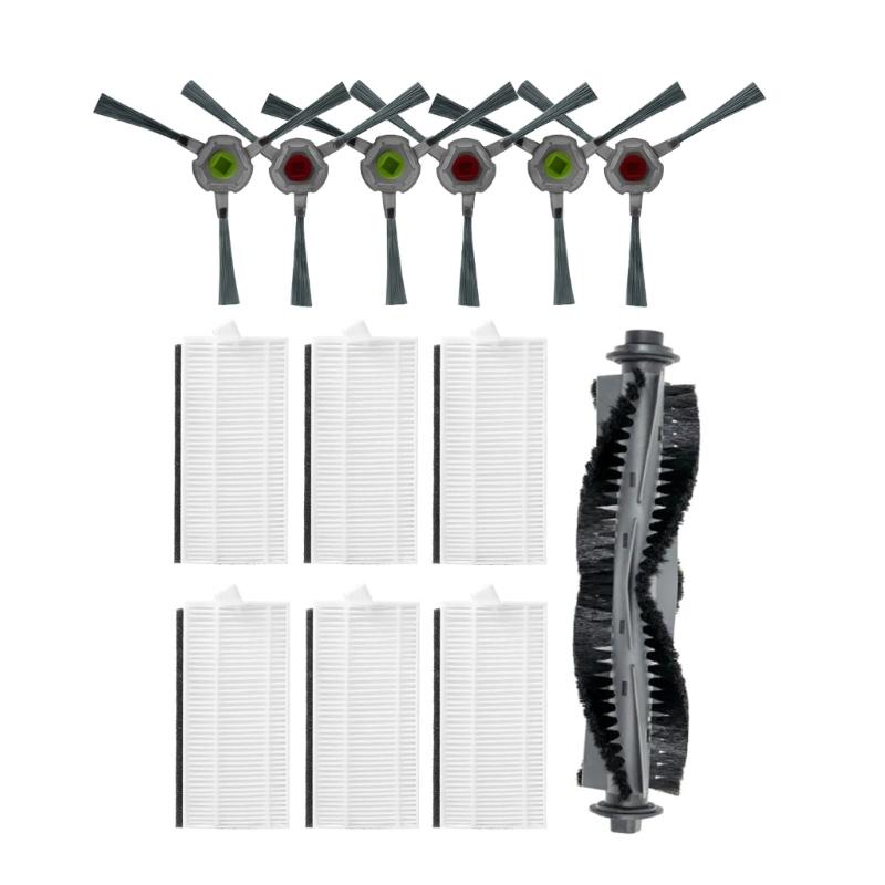 Vacuum Cleaner Filter Sweeping Robot Side Brushes Sweeping Robot Replacement Part Main Brush for P20 Model Sweeper