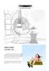 Double Wicker Hanging Basket Chair: Indoor/Outdoor Bird's Nest Swing Chair for Balcony & Leisure