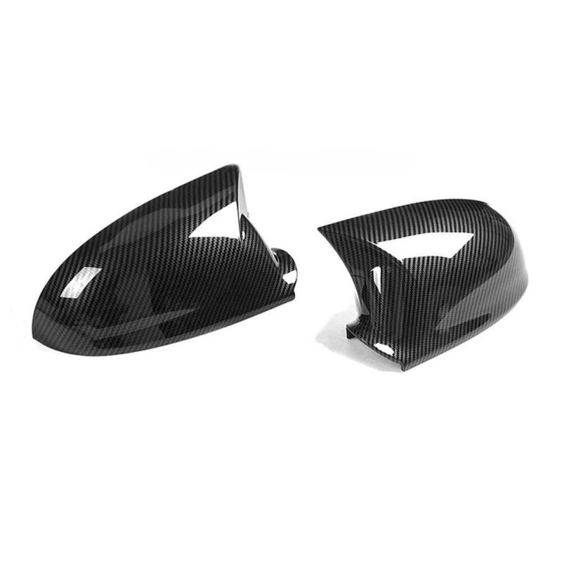 Car Rearview Side Mirror Cover Sticker Wing Cap Exterior Door Case Trim Carbon Fiber For VW Volkswagen Golf MK5 GTI R 2003-2009