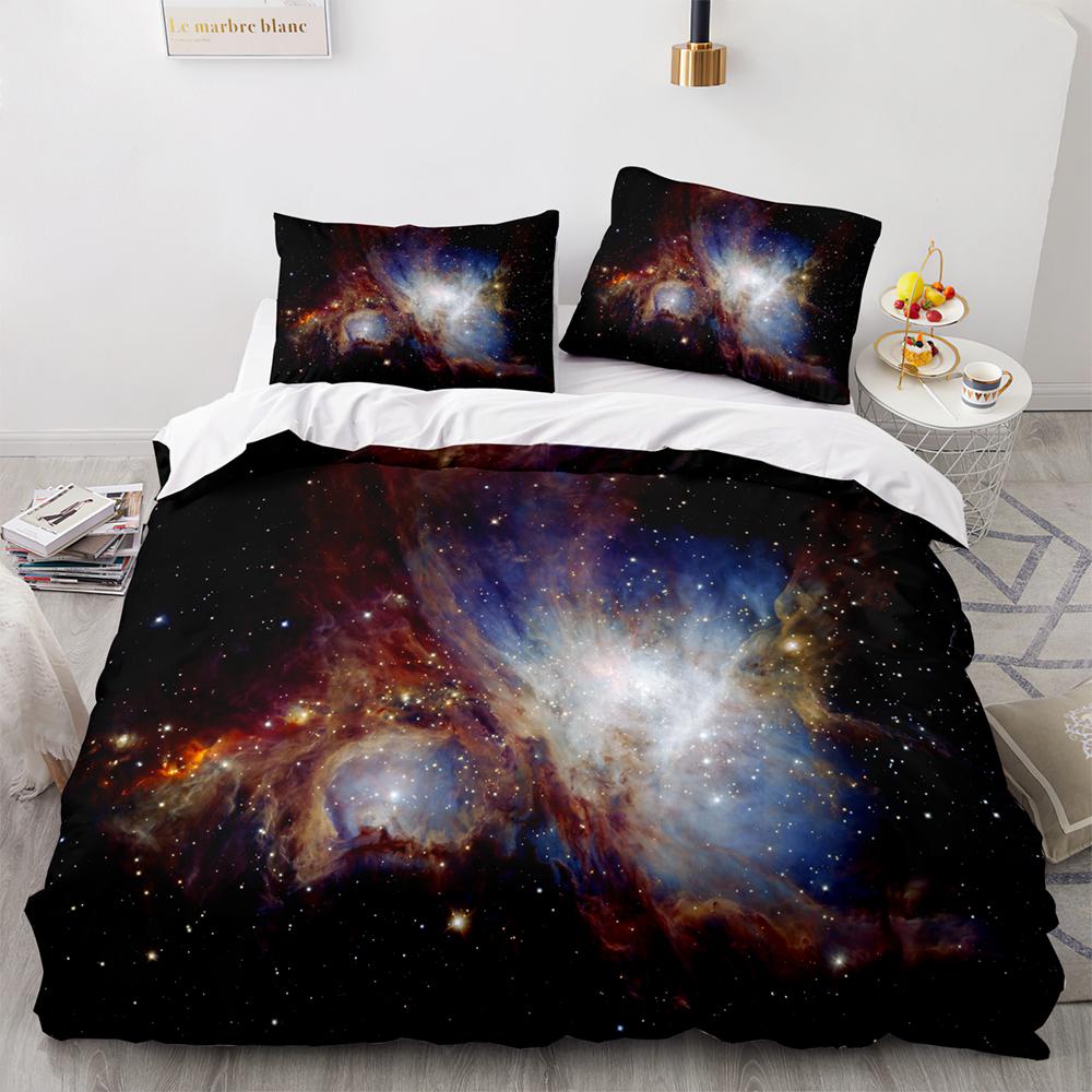 Earth Beding Set Single Twin Ful Quen King-Sized Dimensionsd Dimensions Universe Planet Bed Linen Set Aldult Kid Bedrom thre-piece suits 3D Pri