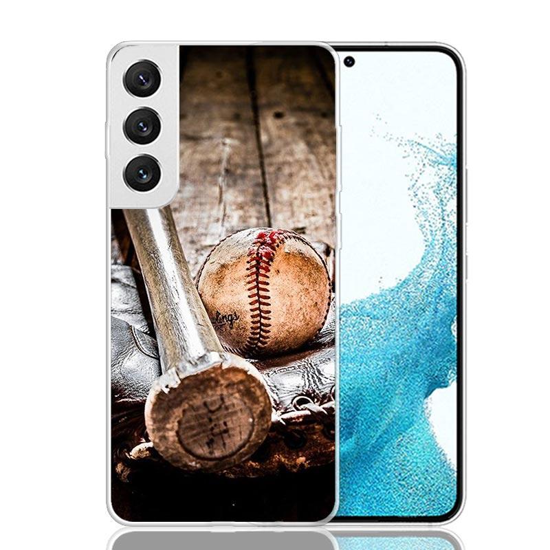 Baseball Sport Phone Case For Samsung Galaxy S26 S25 Edge S24 S23 FE S22 Ultra S21 Plus S20 + Fundas Cover Coque Galaxy S25 S24