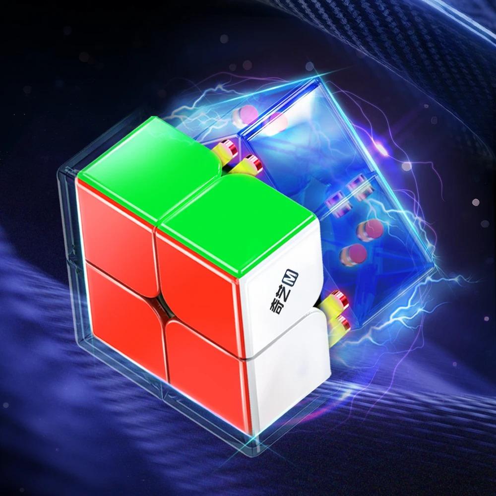 Warrior M 2x2x2 Kostka Rubik 2x2 Magnetická Speed Cube Cubo Magico Magic Cubo Profesionální Rychlostní Skládačka Soutěž