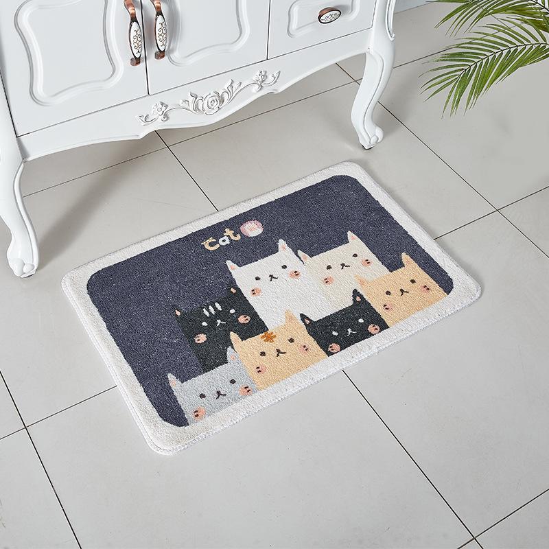 Cartoon Absorbent Bathroom Door Mat