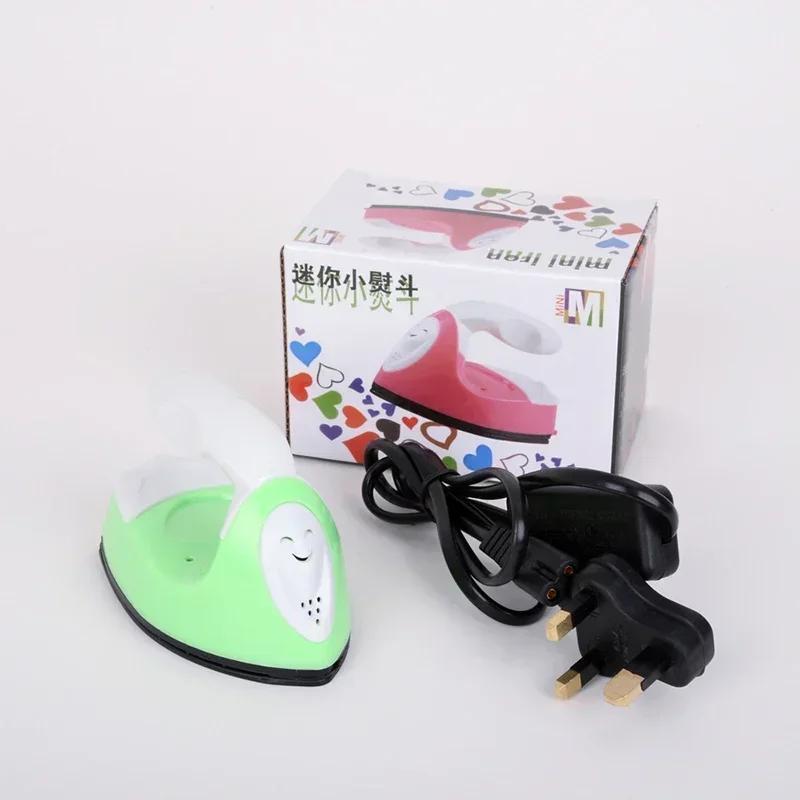 Mini Electric Iron Portable Handheld Heat Press Home Travel Craft Iron for Ironing Baby Clothes Heat Press Machine Handmade DIY