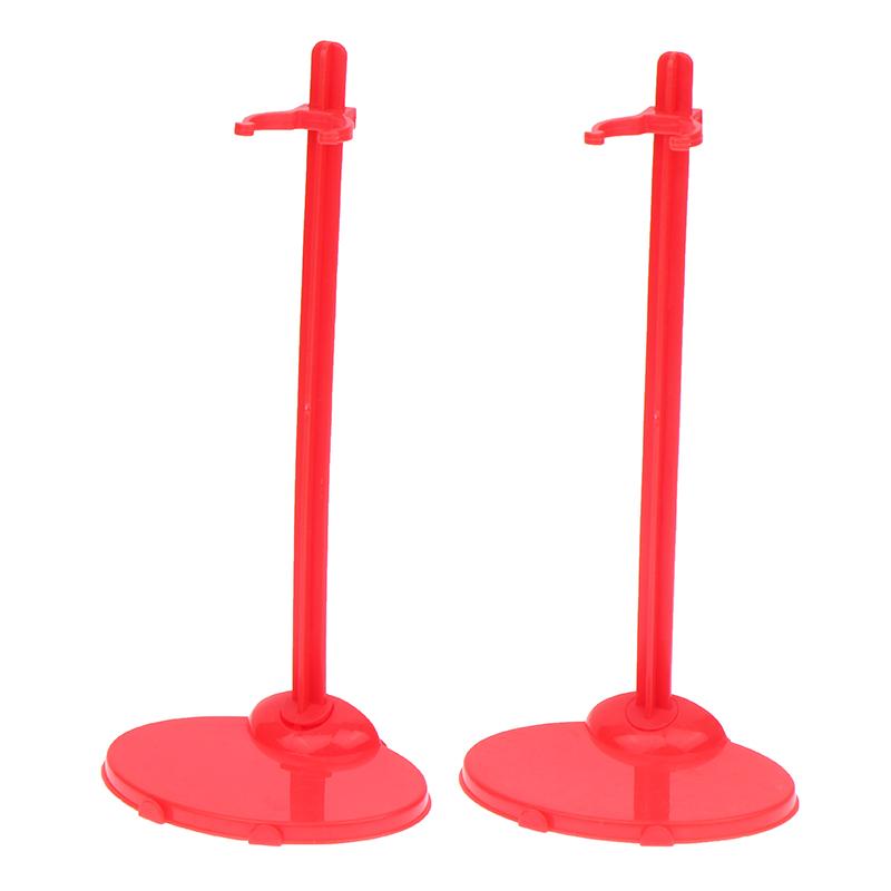 2Pcs Transparent Stand Support For Dolls Holding Clear Color Toy Figure Display Holder 1/6 Doll Prop Up Mannequin Model