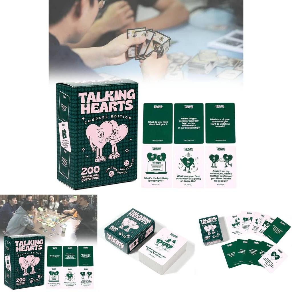 Engaging English Version Talking Hearts Strategy Card Game For Social Gatherings And Family Fun