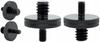 Adapter Screw Reduction 1/4" To M4 Tripod Aluminum Black 18 Mm