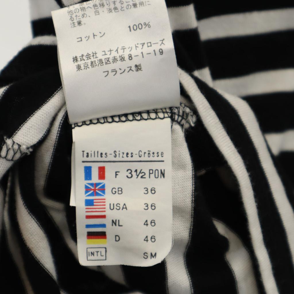 SAINT JAMES Made in France Border Pattern Short sleeve Boat neck T-shirt Women Used