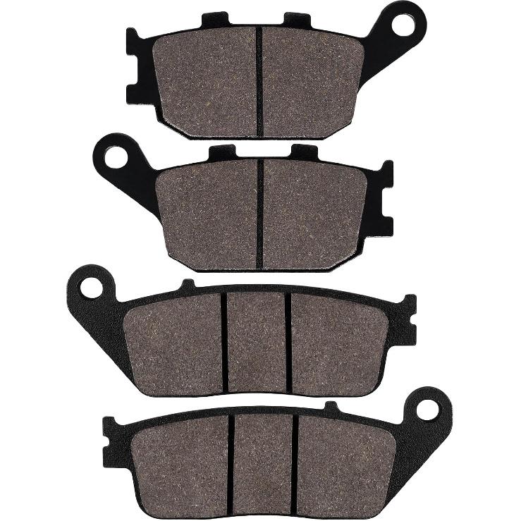 

Front and Rear Brake Pads VTX 1300 for Honda Shadow 1100 Shadow Sabre 1100 Interstate 1300 Stateline 1300 VTX1300C VTX1300R VTX1300S BLACK 4PCS
