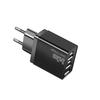 Multiple Port European Travel Chargers 2 PD 3 USB Port Intelligent Power Distribution Power Adapter ABS