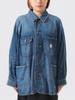 BEAMS BOY Women's BIGMAC Fade Coverall Blouson (Special Order) INDIGO FREE