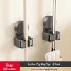 Yipan Adhesive Wall-Mounted Mop Holder