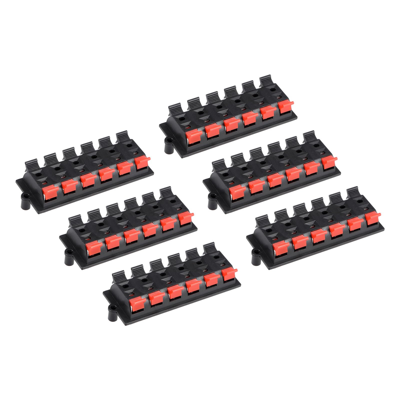 

Rebower Spring Push Release Socket Speaker Terminal Connector Speakers Audio mm Red Black 6pcs 12-Position [For & Players] - 2.3 / & /