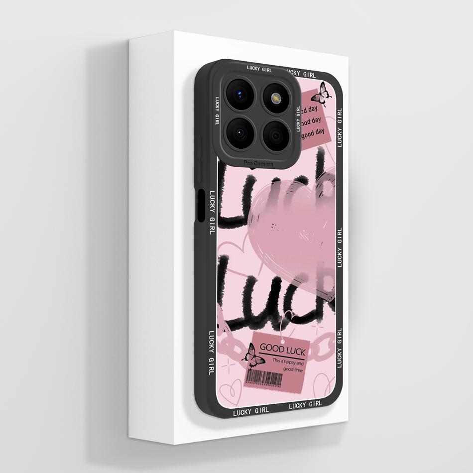 For Honor X8b Case For Honor X8A X8 Phone Back Cover Panda Baby Fundas Full Protection Soft Liquid Silicone Shockproof Bumper