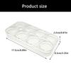Space Saving Refrigerator Eggs Holder With Visible Inventory Design And Reinforced ABS Construction Eggs Holder