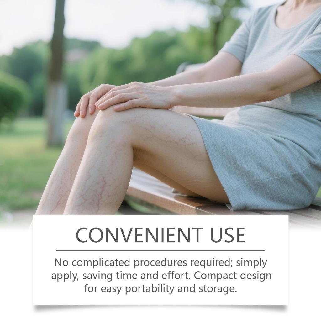 Mugwort And Mint Oil Leg Swelling Relief Patch, Varicose Vein Patch, Eliminates Edema And Reduces Leg Discomfort.