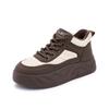 High-Top-Board-Schuhe Damen 2025 Herbst und Winter neu Samt vielseitig Nische trendige Schuhe weichsohlige Baumwollschuhe Damen Freizeit Sportschuhe