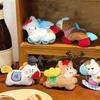 Funny Horse Year Pendant Cartoon Plush Horse Keychain Portable Bag Charm New Year Gift