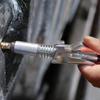 Double Handle Grease Tool Coupler Heavy Duty Quick Release Grease Gun Without/with 30cm Hose