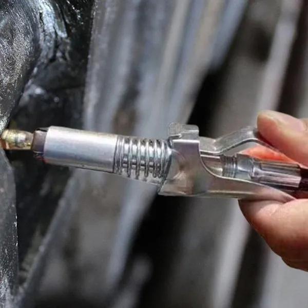 Double Handle Grease Tool Coupler Heavy Duty Quick Release Grease Gun Without/with 30cm Hose