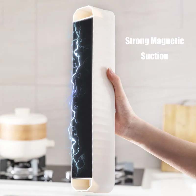 Plastic Food Wrap Cutter Slide Knife Multifunctional Magnetic Suction Wall-mounted Cutting Box Disposable Cling Film Dispenser Kitchen Foil Cutter