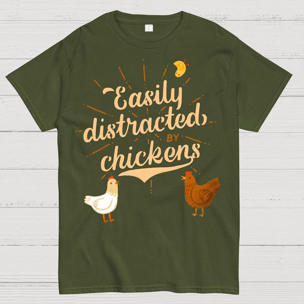 Funny Chicken Cotton Summer Casual Cool Loose T-Shirt