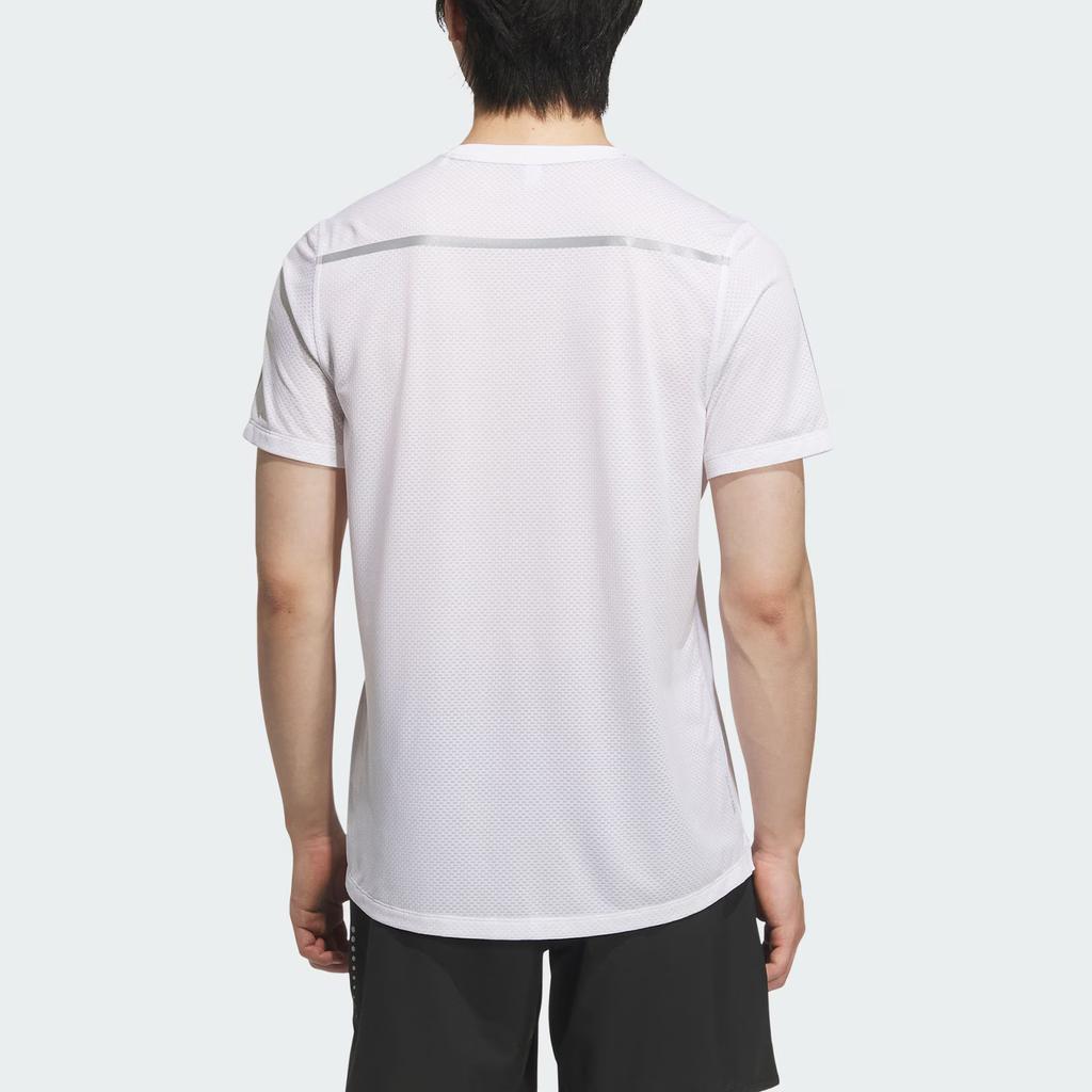 Adidas Own The Run Climacool Cooler Running Quick-Dry Breathable T-Shirt Men Tops White Dark-Silver-Gray JY6981