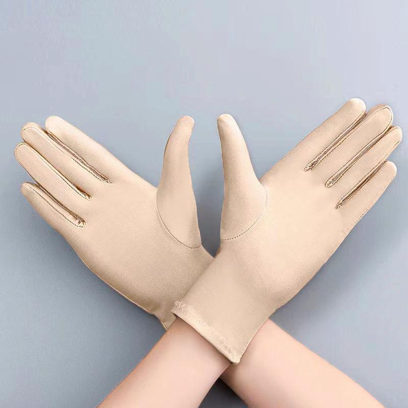 Four Seasons Lightweight Sun Protection Elastic Gloves for Men & Women - Thin Driving & Performance Jewelry Gloves