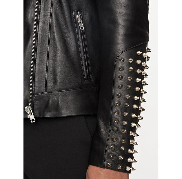 Куртка кожаная Serge Pariente Stud