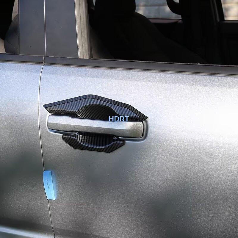 For Toyota Tacoma 2024 + Car Style Door Bowl Frame Gate Handle Cover Body Kit Protector Decoration Accessories Exterior Sticker
