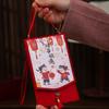Chinese Style Spring Festival Cloth Red Envelopes Traditional New Year's Blessing Bag  Wedding