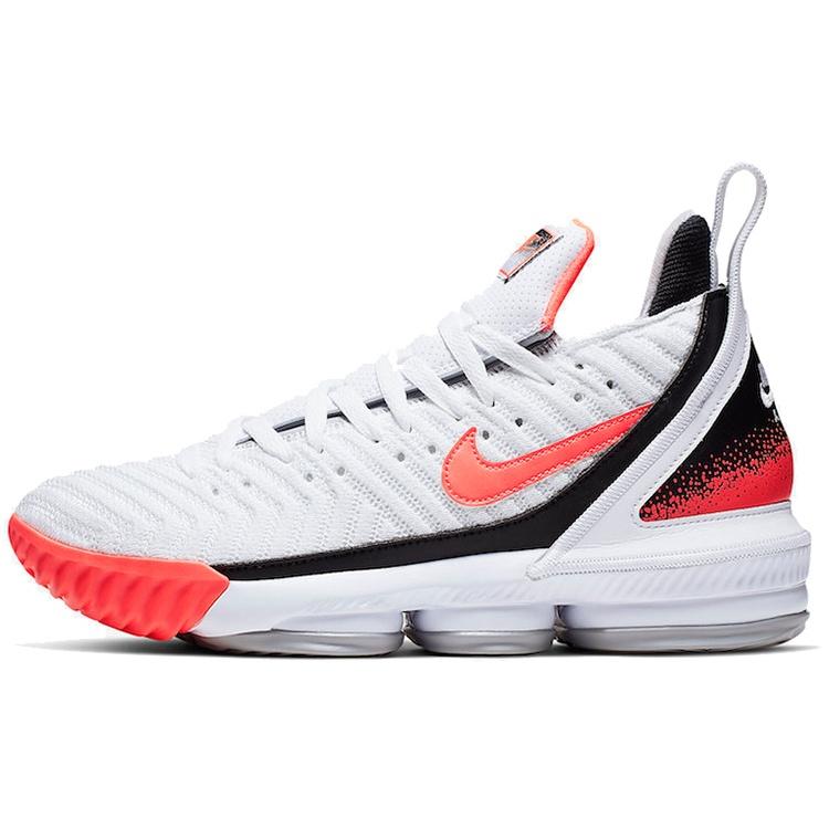 Nike LeBron 16 Air Tech Challenge Hot Lava White Men s CI1521-100 EU 40.5
