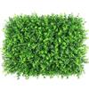 Eucalyptus Artificial Plant Wall Decoration - Greenery Background with Faux Flowers and Lawn Grass Turf