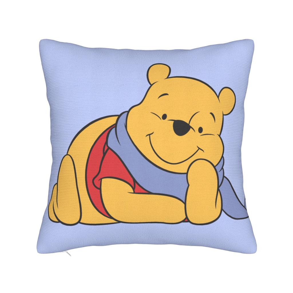 Winnie The Pooh Square Pillowcases Polyester Bed Car Cute Honey And Bee Cushion Case Cool Decor Throw Pillow Case 45*45