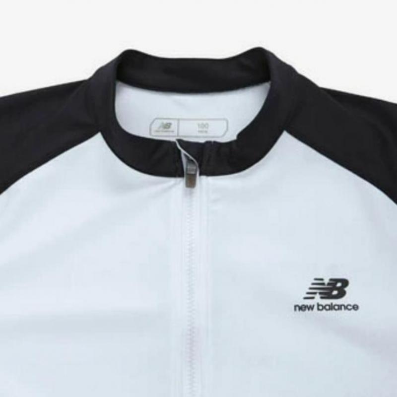 New Balance Zip Up Rash Guard Black Nbmdd32703 10