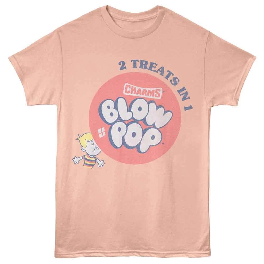 Tootsie Roll - Two In One - Licensed Unisex Short Sleeve Children s T-shirt - Peach 160