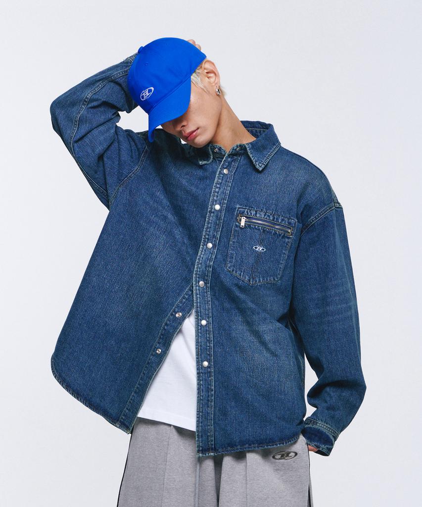 BORN TO WIN Small B Symbol Ball Cap [Blue]