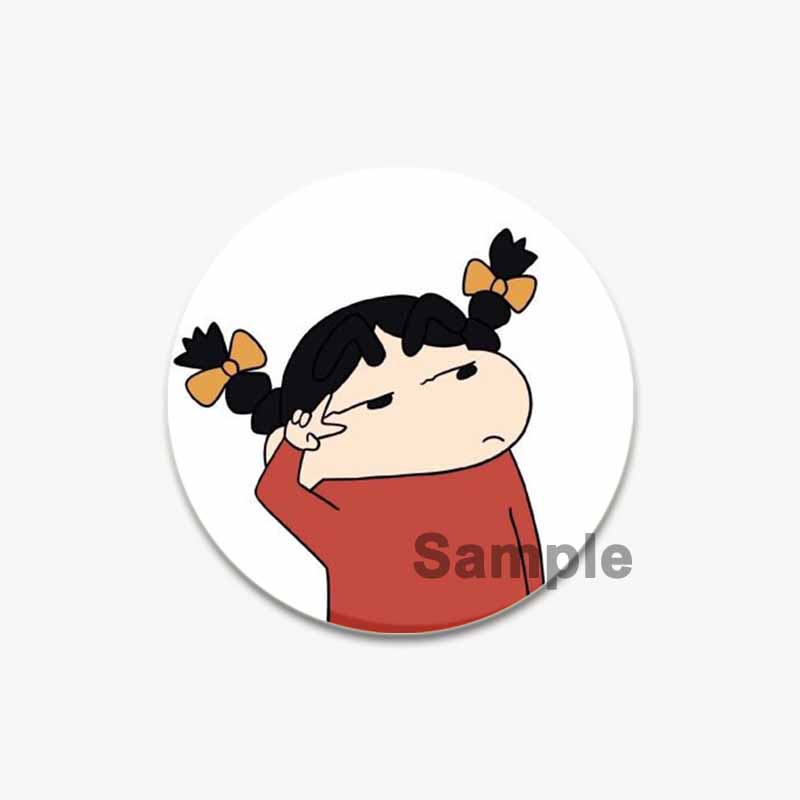 

32/44/58 мм Коллекция фанатов Популярный аниме-карандаш Shin chan Броши Жесть Xiaoxin Мультфильм Значки Булавки Рюкзаки Украшения для сумок Аксессуары 32mm
