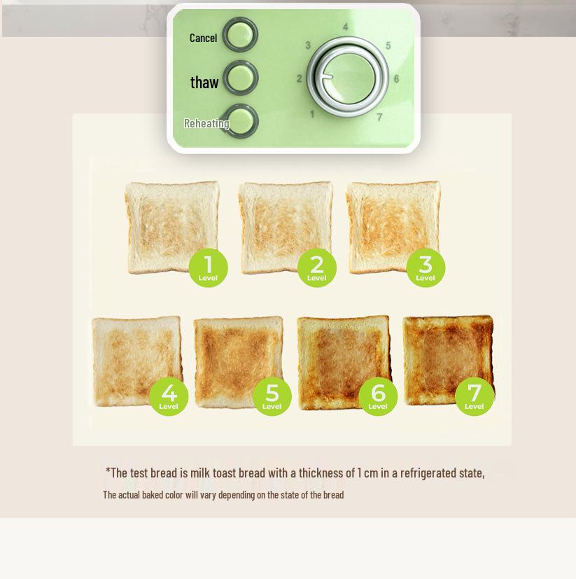 Automatic Pop-up Toaster for Dorm and Home - Toasts Bread and Sandwiches