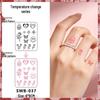Temperature-Sensitive Succubus Finger Color-Changing Waterproof Tattoo Sticker - Cute Cartoon Design