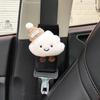 New Cartoon Bow Cloud Car Seat Belt Cover Shoulder Strap Harness Cushion Car Seatbelt Shoulder Pad Protector Auto Neck Support