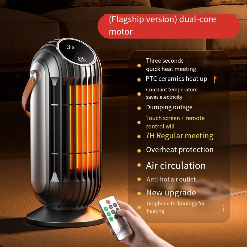 Xiaomi New High Power Desktop Heater Heating Home Bedroom Intelligent Winter Vertical Silent Whole House Electric Heater