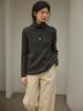 Solighter Women's Wool High-Neck Ribbed Knit Sweater - Autumn/Winter 2025 Collection