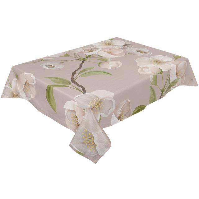 

Водонепроницаемая скатерть с изображением полевого цветка и растения, прямоугольная скатерть для обеденного журнального столика, декор для кухни 4pcs 33x48 Table mat