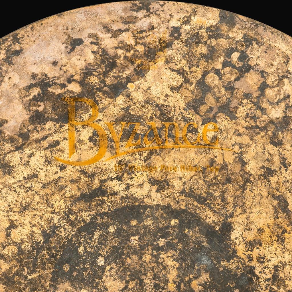 Meinl Cymbals Byzance Vintage Series Hi-Hat Cymbal 15" Pure Hi-Hat B15VPH
